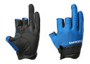 シマノ 01 ベーシック グローブ 3 GL-008Y ブルー 2XLサイズ / shimano 釣具 【メール便発送】 【マラソンセール】