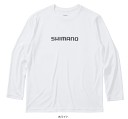 シマノ サンプロテクションTシャツ ロングスリーブ SH-062Y ホワイト XLサイズ / ウェア shimano 釣具 【マラソンセール】