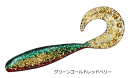 ダイワ リッキーグラブ 3.5インチ 5本入 グリーンゴールドレッドベリー / ワーム ルアー 釣具 【メール便発送】(4)