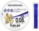 サンライン 鮎 水中糸 ハイテンションワイヤー 12m 0.1号 / メタルライン 金属糸 釣具 【メール便発送】