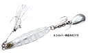 ハヤブサ カンタン巻くだけブレードジグ ジャックアイマキマキ 80g #9.シルバー青夜光ゼブラ / ルアー つり具 【メール便発送】