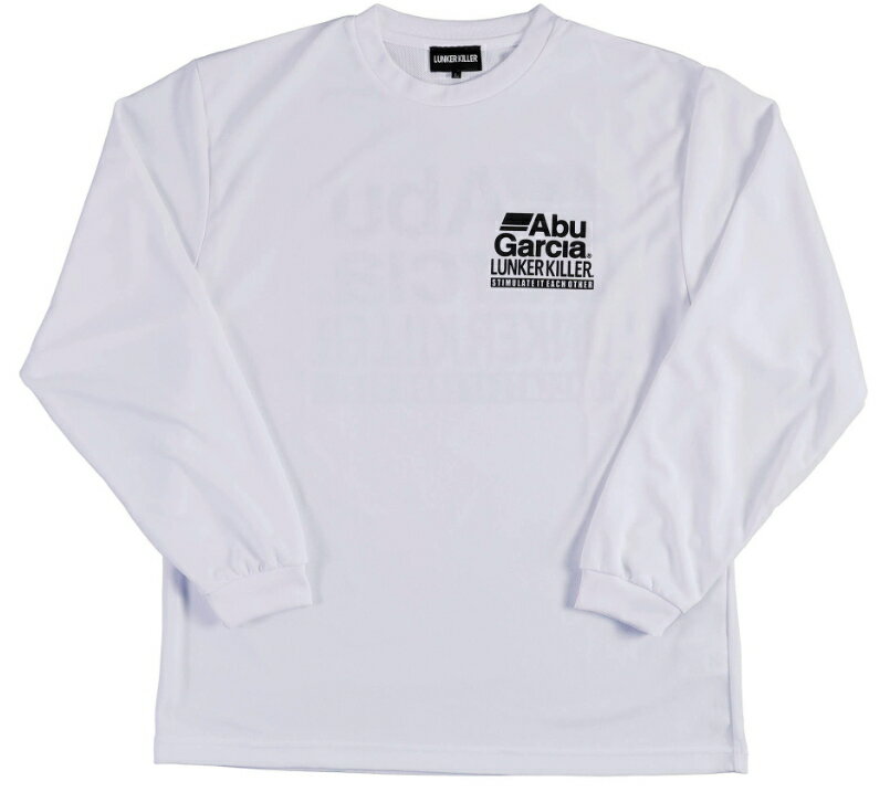 アブ ガルシア Abu x LK ドライロングスリーブロゴTシャツ ホワイト Lサイズ / abugarcia 【マラソンセール】