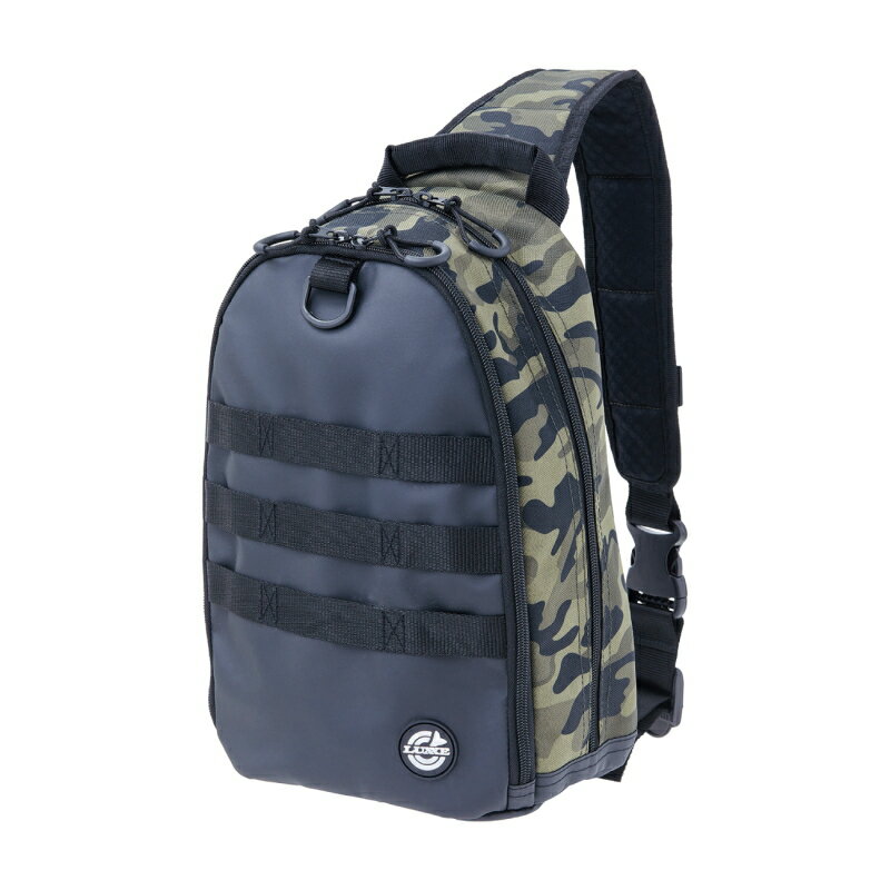 がまかつ ラグゼ ランガンボディバッグ LE317-1 #2 カモブラック / gamakatsu