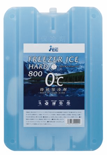 保冷剤 アイスジャパン フリーザーアイス ハード 0℃ 800g / つり具