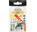 ウェーブギア 極小6本鈎 マイクロサビキ KP-536 針2号(3枚セット) / 仕掛け 【メール便発送】