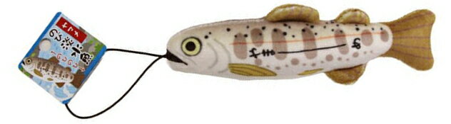 のびおさかな ストラップ #ヤマメ / カワチ 釣り お魚 フィッシュ アクセサリー 釣具 【メール便発送】