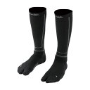 がまかつ コンプレッションソックス(先割) GM-3812 ブラック(ロング) Lサイズ / gamakatsu 【歳末セール】