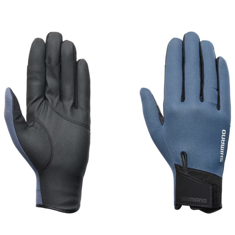 シマノ 03 タイタニューム・アルファ グローブ 指出し GL-052Y ブルーグレー Mサイズ / 手袋 【メール便発送】 shimano 釣具