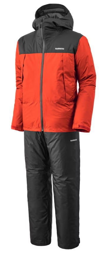 シマノ ベーシックインサレーション レインスーツ 01 RB-057X XLサイズ オレンジ / レインウェア shima..