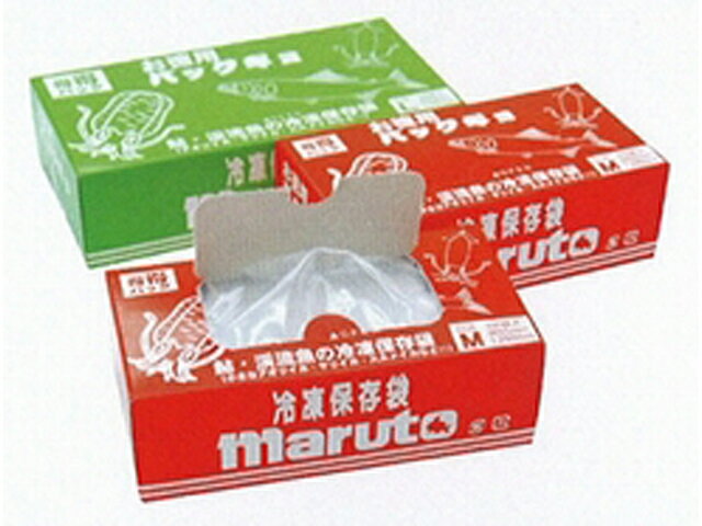 マルト／MARUTO　お徳用 パックギョ 冷凍袋 200枚入り　●サイズ：M（0．04×64×260mm）