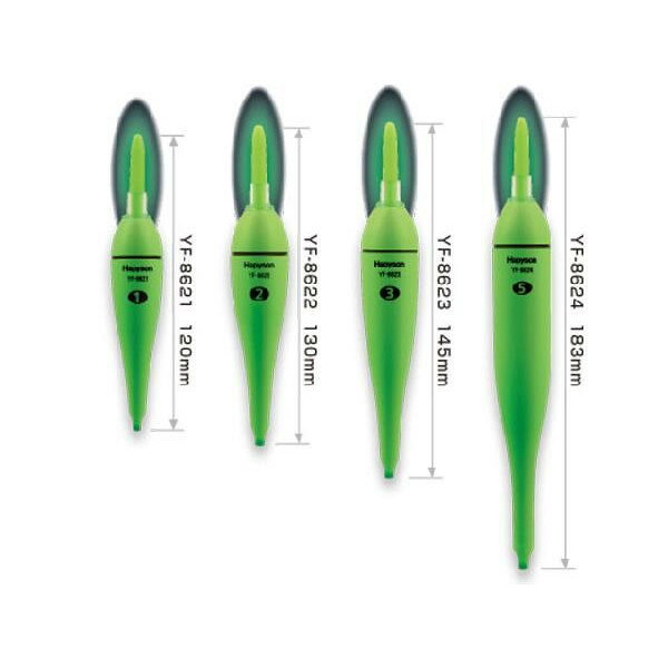 ハピソン／Hapyson 緑色発光ラバートップミニウキ 1号（YF-8621）