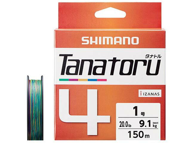 シマノ／SHIMANO　PL-F74R　タナトル4　300m巻　（TANATORU4　4本編　5色パターン　PEライン）
