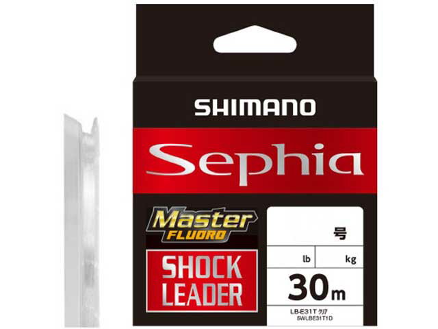 シマノ／Shimano　LB-E31T　セフィア　マスターフロロリーダー　30m巻き　1．5号-2．5号　（エギング用）