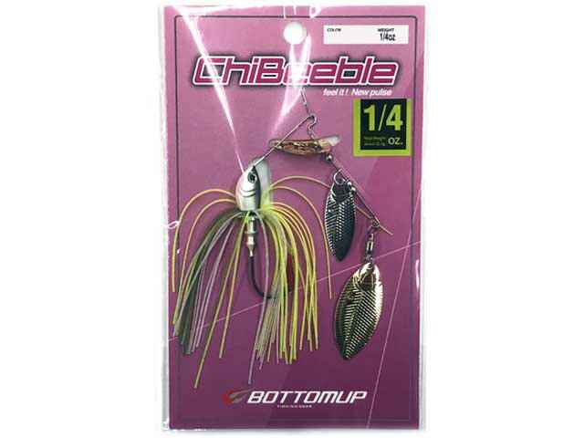 ボトムアップ／BOTTOMUP　チビーブル　1／4oz　ダブルウィロー　（ChiBeeble DW　1／4oz　スピナーベイト）