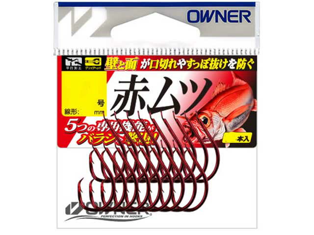 オーナー／OWNER　16590　OH赤ムツ　（アカムツ専用　バラ鈎）