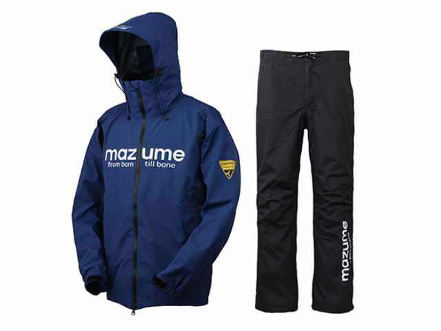 マズメ／mazume　MZRS-688　コンタクトレインスーツII　カラー：ネイビー　（防水透湿レインウェア）