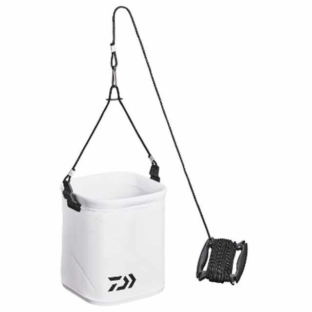 ダイワ／DAIWA 水くみバッカン S21 （K） （約D21×W21×H25cm 堤防用水くみバケツ）