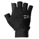 ダイワ/DAIWA DG-7824W オールラウンド防寒グローブ 5本カット カラー:ブラック (釣り用手袋)