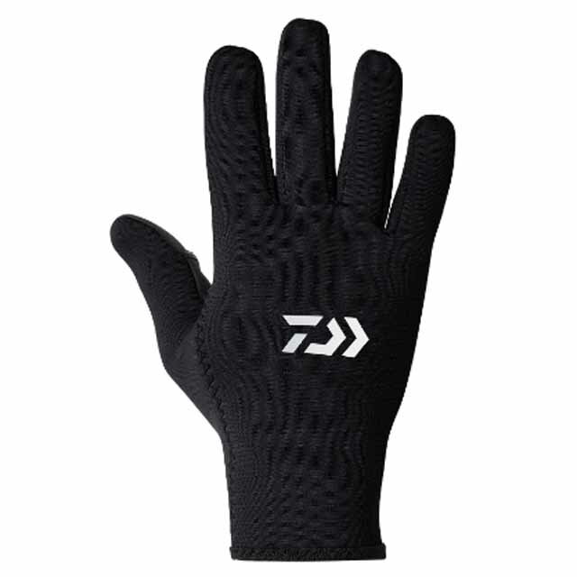 ダイワ／DAIWA　DG-8224W　フルカバー防寒グローブ　2本カット　カラー：ブラック　（釣り用手袋）