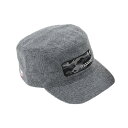 【マズメ】MZCP-F562 mazumeフリースワークキャップ BOXカモ グレー