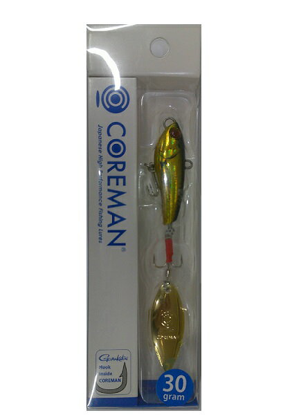 【コアマン】 PB-30 パワーブレード  カタクチイワシゴールドNP