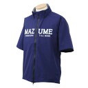 【mazume】 MZRJ-687 mazume コンタクトレインジャケットショートスリーブ ネイビー Lサイズ