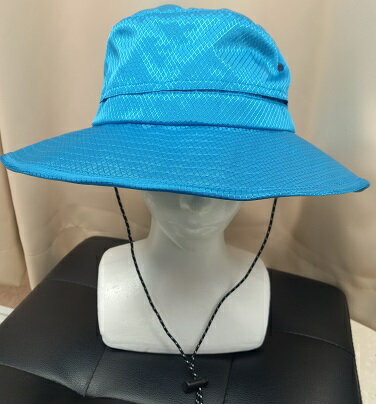 【コヒナタ】No10147　ポケッタブル撥水リップハット　アクアブルー