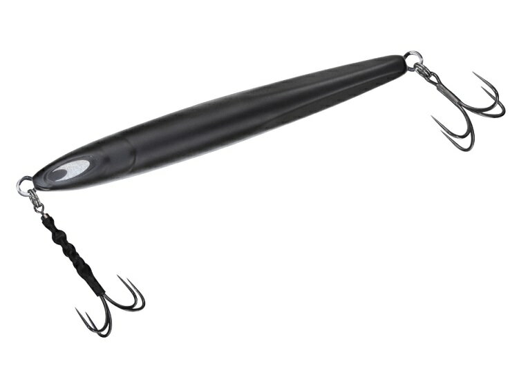 【ダイワ】鏡牙ジグ セミロング－QH160 みちのくブラック夜光【タチウオ】