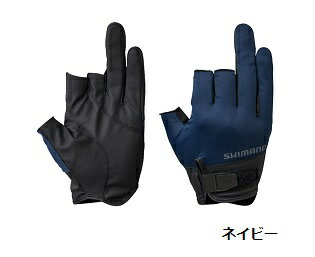 【シマノ】GL-008V ベーシック グローブ 3 　ネイビー　Mサイズ
