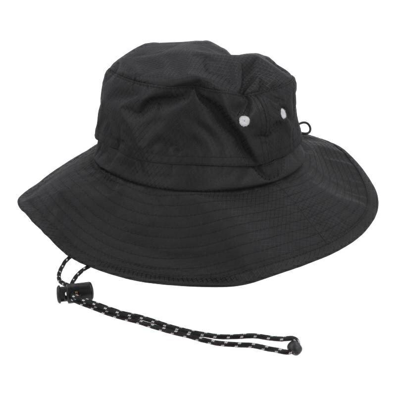 【コヒナタ】No.10341 ポケッタブル撥水リップハット　ブラック