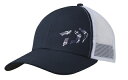 【ダイワ】DC-6624 3Dロゴハーフメッシュキャップ #ネイビーホワイト フリーサイズ(4)