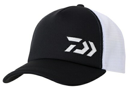 【ダイワ】DC-6424 クッションハーフメッシュキャップ　　＃ブラック　フリーサイズ