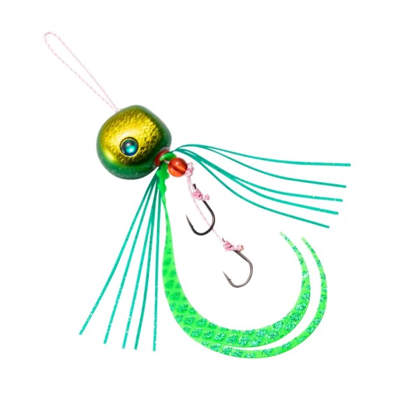 ネクタイの動きを活かすラウンドヘッド。種類の異なる替えネクタイ付属でその日のマダイにアジャスト 同じルアーを落として巻くだけのワンパターンで通用するほど甘くない鯛ラバ。状況に応じて攻め手を変え、その日の状況に素早くアジャストすることが、釣果...