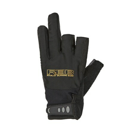 【双進】No7769 RBBソルトゲームグローブ3C 　BLK/ゴールド　 Lサイズ