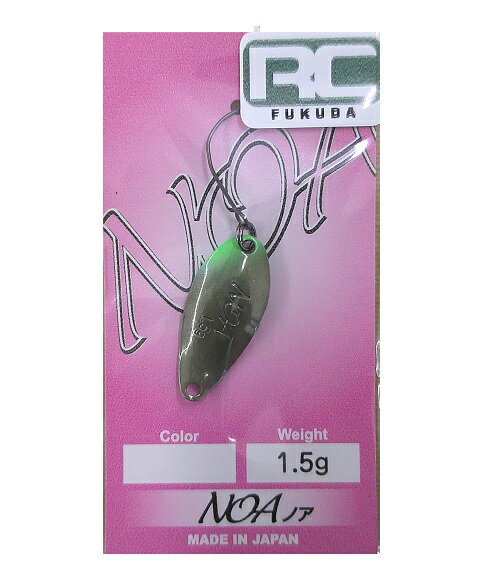 【ロデオクラフト】 NOA（ノア）1.5g　#2024福田カラー【エリアトラウトルアー スプーン】