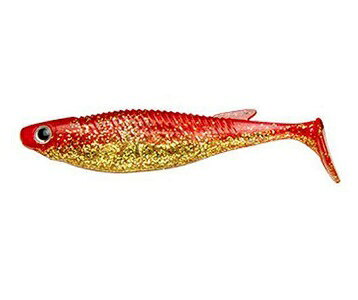 长条虫型 - 【マルキュー】 バルト　4インチ　365 赤金