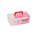 【 明邦化学工業 】 ノベルティーBOX(L) レッド 釣り ケース