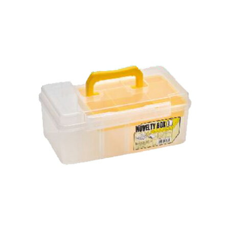 【 明邦化学工業 】 ノベルティーBOX(L) イエロー 釣り ケース