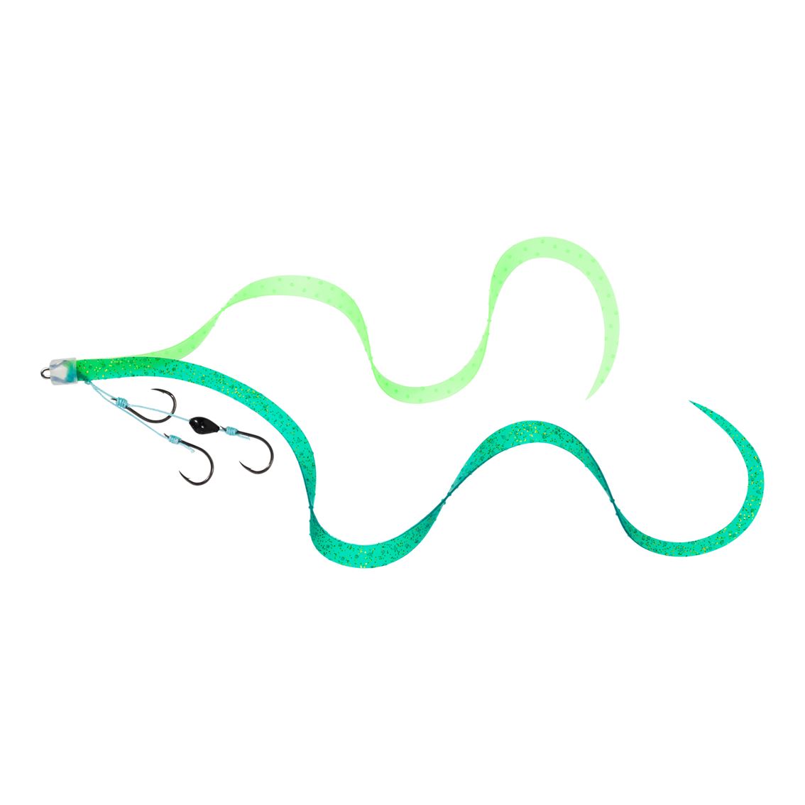 【ダイワ(DAIWA)】紅牙替えユニットβSS やり過ぎカーリー3本針 グリーンラメ＋紅牙グリーン