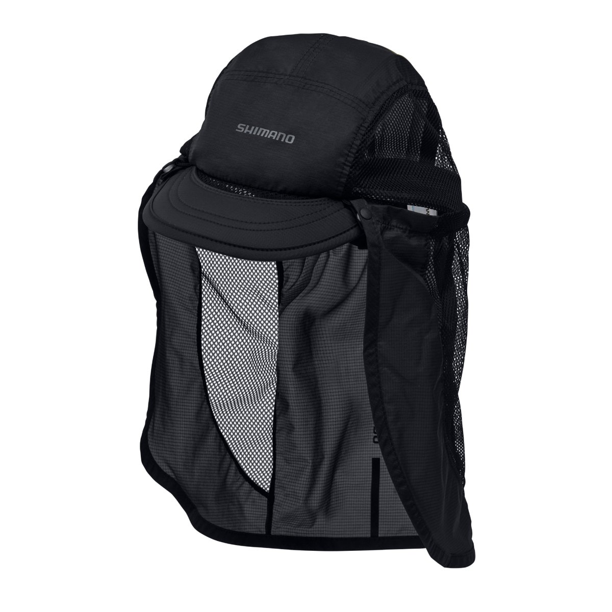 日差しをカバーするコンパクト収納のシェードキャップ【メーカー】シマノ（SHIMANO）【品番】CA-042X【商品名】CA-042X コンパクト シェードキャップ ブラック L※モニターの発色の具合によって、実際のものと色が異なる場合があります。※店頭でも販売しているため、ご注文のタイミングによっては在庫切れとなる場合がございます。予めご了承ください。