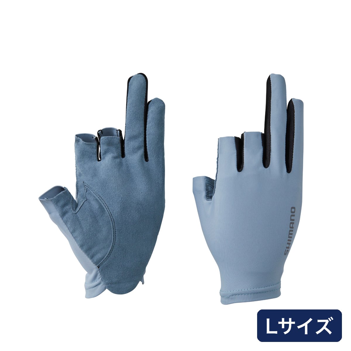 薄手で高感度。ライトゲームに最適なセンシティブグローブ3本カット【メーカー】シマノ（SHIMANO）【品番】GL-006V【商品名】GL-006V センシティブ グローブ 3 ライトブルー【在庫のカラー・サイズ】L／XL※モニターの発色の具合によって、実際のものと色が異なる場合があります。※店頭でも販売しているため、ご注文のタイミングによっては在庫切れとなる場合がございます。予めご了承ください。