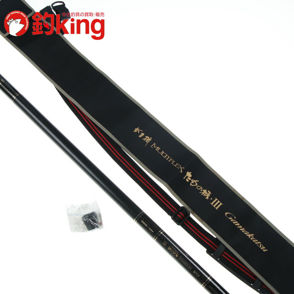 樂天商城 - 【中古/美品】 がまかつ がま磯 マルチフレックス たもの柄III 450-550 /SE016L