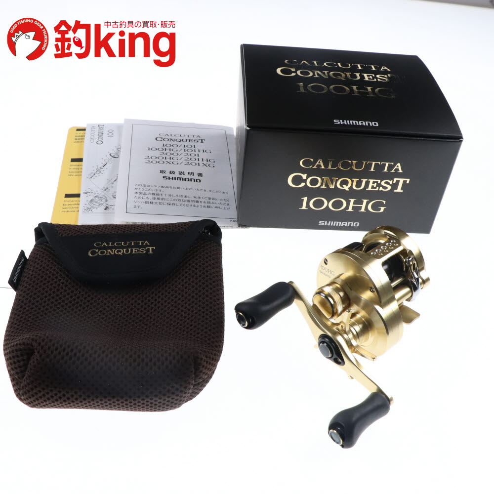 乐天商城 - 【中古/美品】 シマノ 21 カルカッタコンクエスト 100HG /D216M