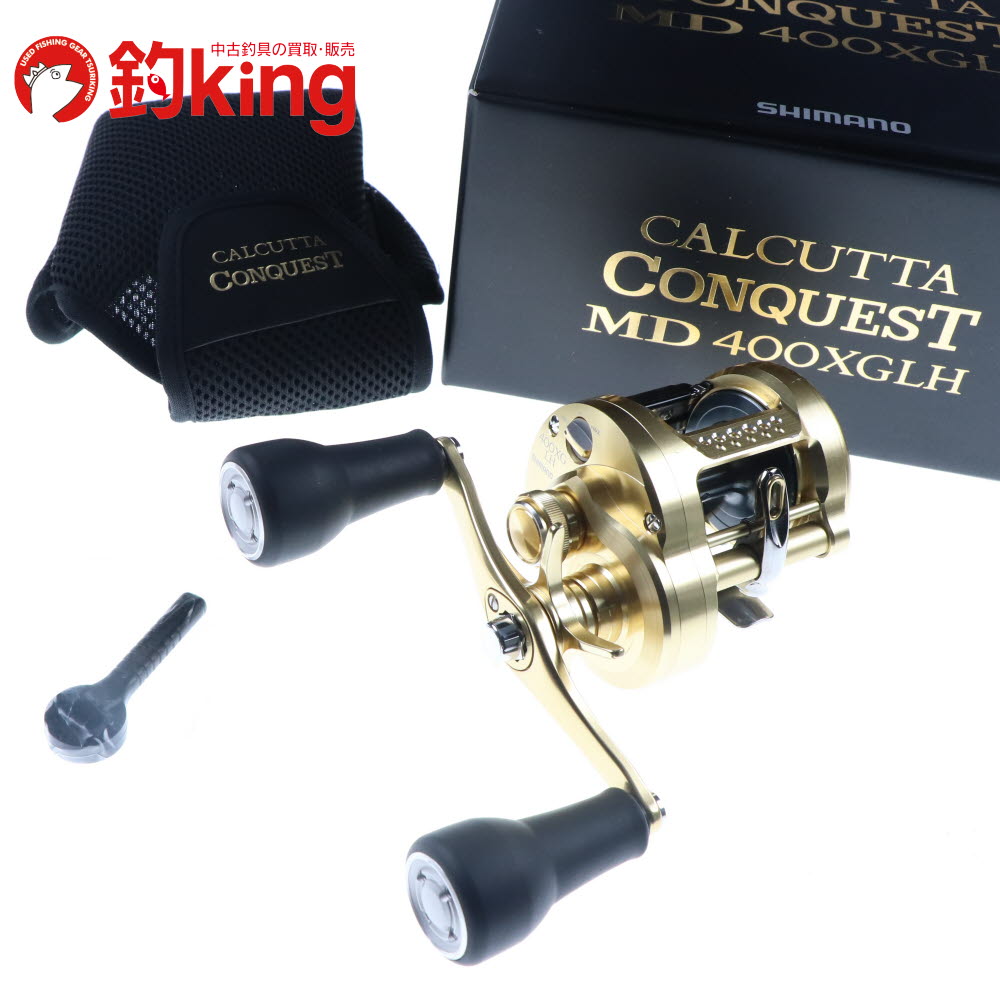乐天商城 - 【中古/美品】 シマノ 23 カルカッタコンクエストMD 400XGLH /F044M