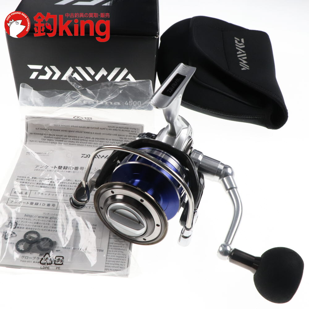 【中古】 ダイワ 12 キャタリナ 4500 15ソルティガ 5000H スプール付 /D276M