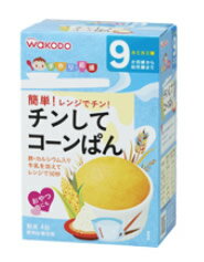 和光堂 手作り応援 【チンしてコーンぱん】 粉末 (4包) 【9ヶ月頃から】 ※軽減税率対象商品