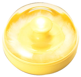 ピジョン　ベビーパフ　Uタイプ　イエロー　ベビー専用　(1個)のサムネイル