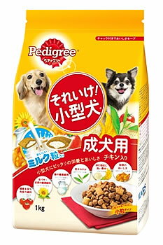 ペディグリー　小型犬のよろこび　成犬用　チキン入り　(1kg)　ツルハドラッグ