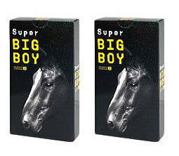 《セット販売》 オカモト スーパービッグボーイ ブラック (12個入)×2個セット コンドーム
