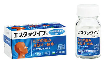 【第(2)類医薬品】エスエス製薬　エスタックイブ　(45錠)　風邪薬　【セルフメディケーション税制対象商品】　ツルハドラッグ